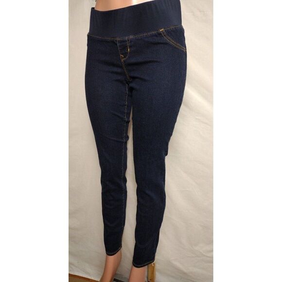 Old Navy Denim - Old Navy Women Maternity Skinny Low Panels Pull On Denim Jeans Blue Size 8